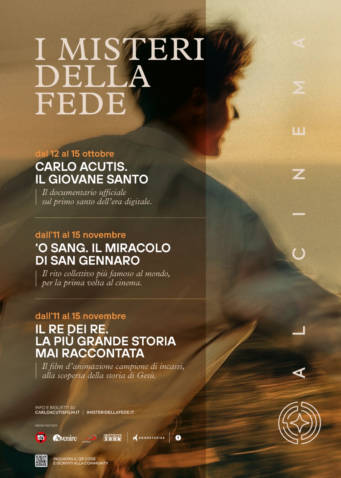 La stagione de I MISTERI DELLA FEDE al cinema